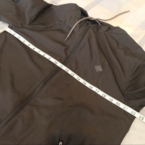 Rip Curl black hooded windbreaker men’s medium - Picture 12 of 13